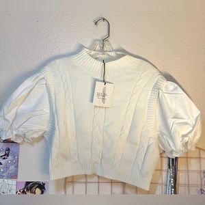 Asos Glamorous Cropped Knit short sleeve